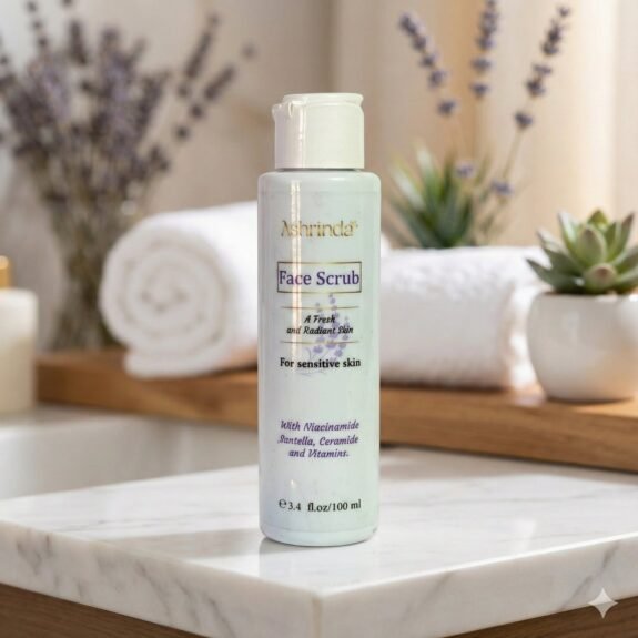 Face scrub
((dry and sensitive skin))