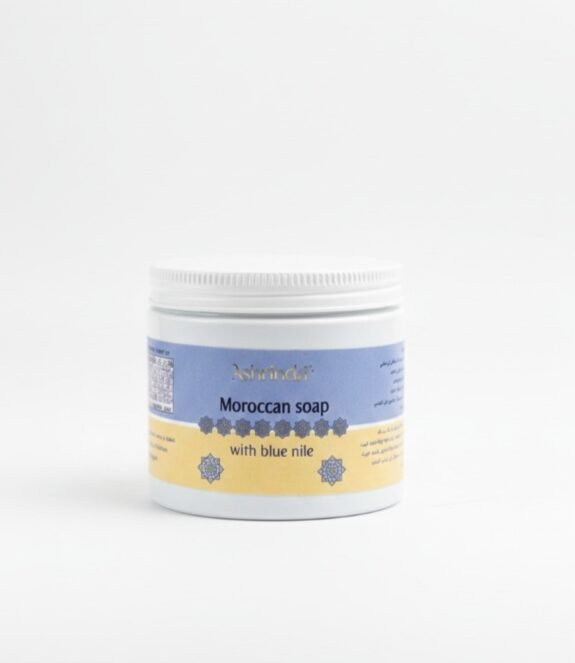 صابون مغربي بالنيلة الزرقاء ٢٠٠ جرام